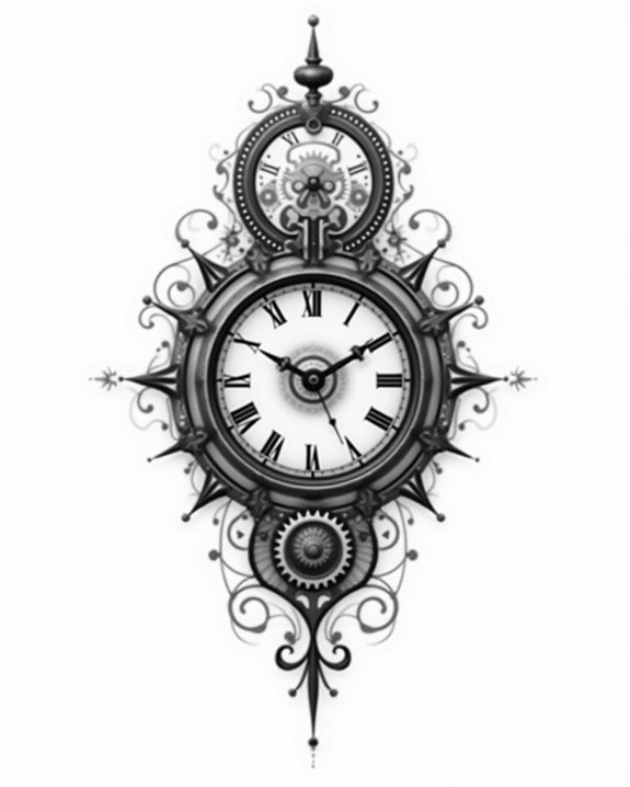 victorian industrial cogs design