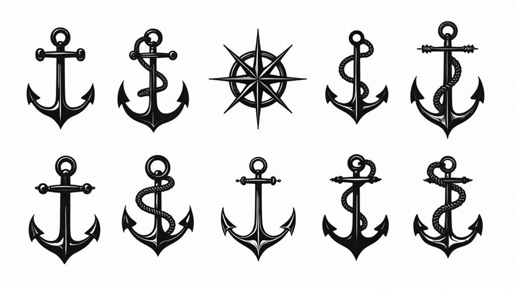vintage anchor tattoo designs