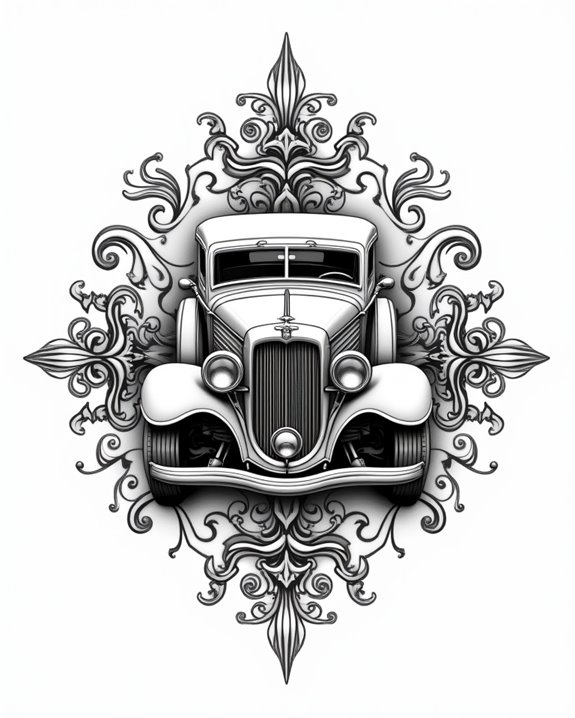vintage automotive design details