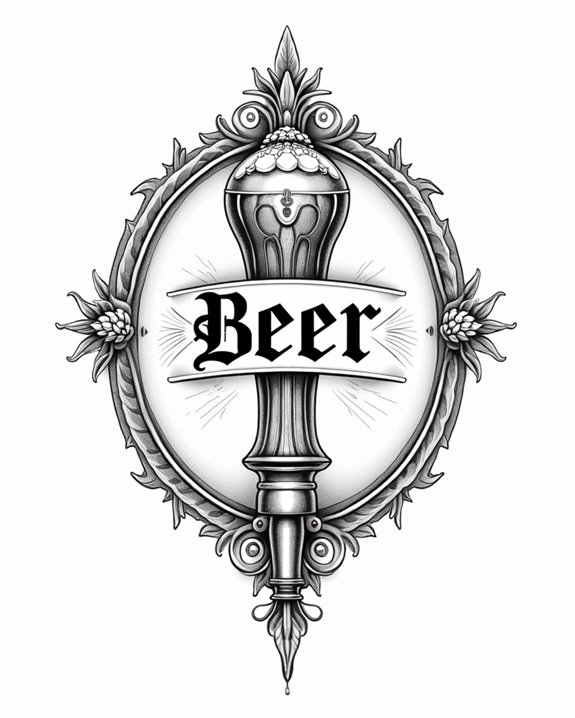 vintage brewery tap design