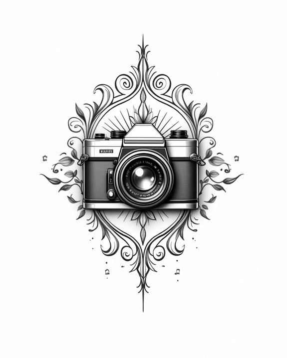 vintage camera sketches tribute