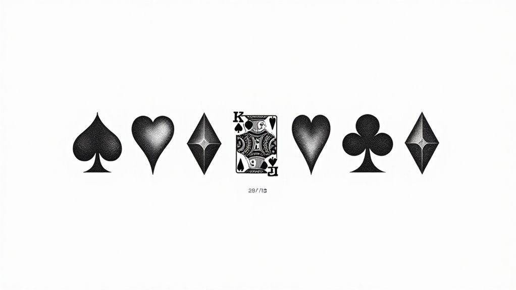 vintage card tattoo inspiration