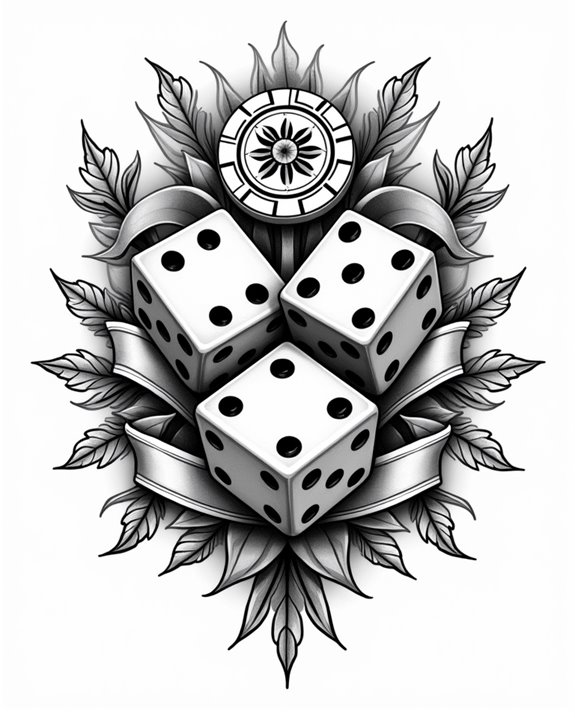 vintage casino chip design