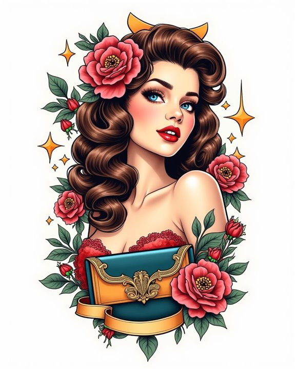 vintage confidence and allure