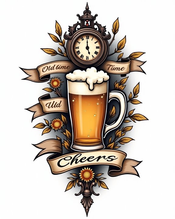 vintage craft beer cheers