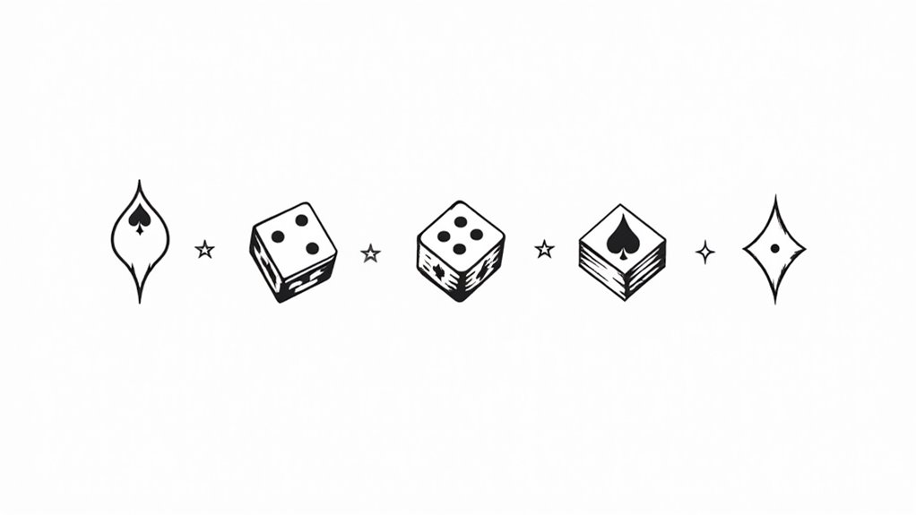 vintage dice tattoo designs