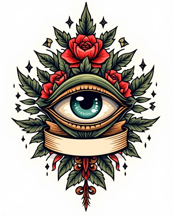 vintage eye catching pin up