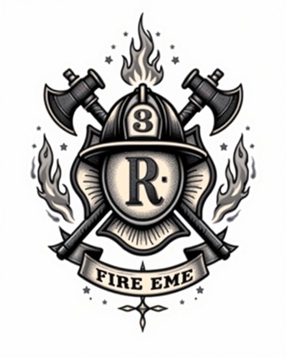 vintage firefighter union patch