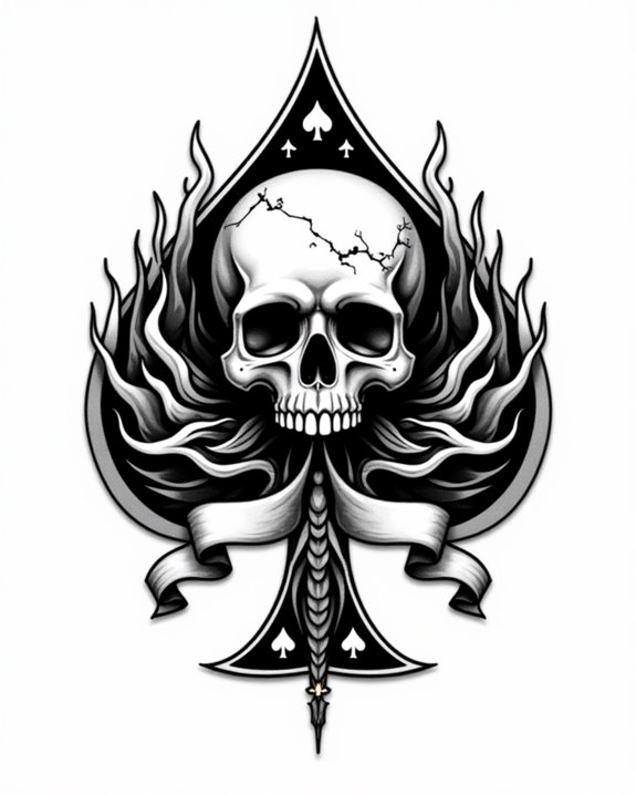 vintage gambling rebel symbolism
