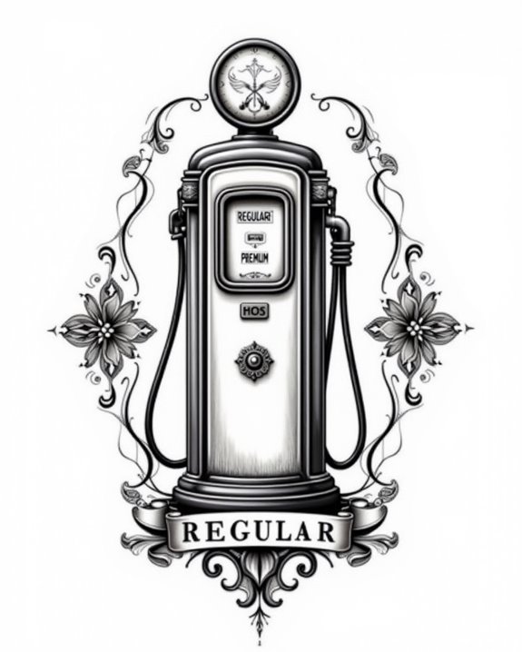 vintage gas station artistry