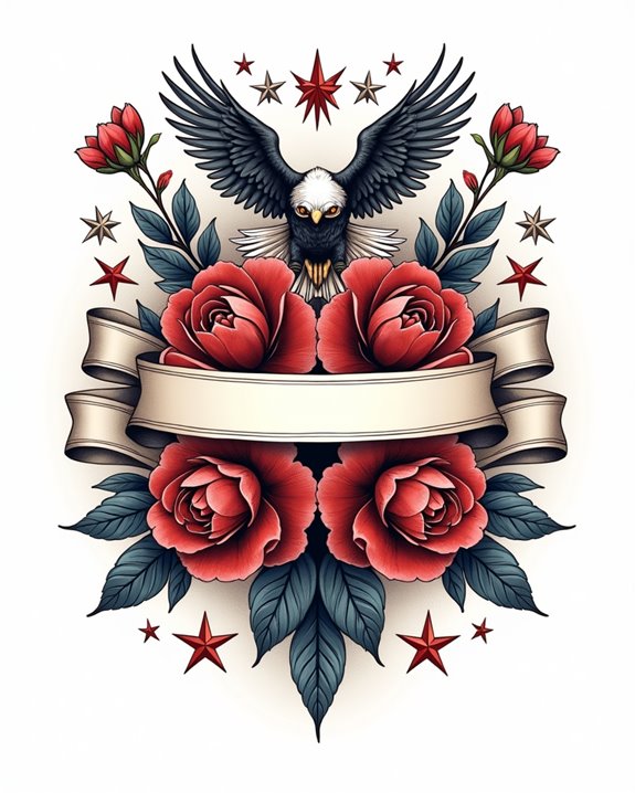 vintage glamour pin up tattoos