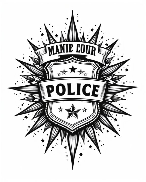 vintage law enforcement emblem