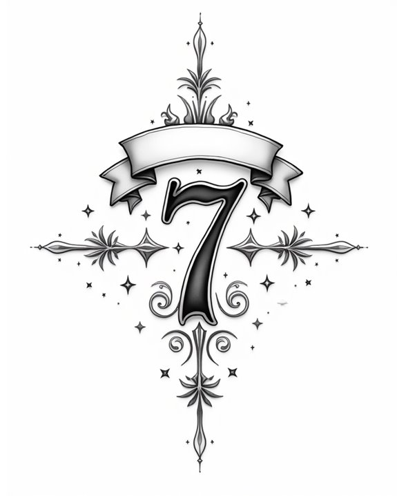 vintage lucky number symbolism