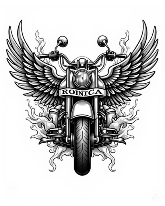 vintage motorcycle heritage tribute