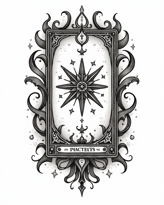 vintage mystical tarot symbolism