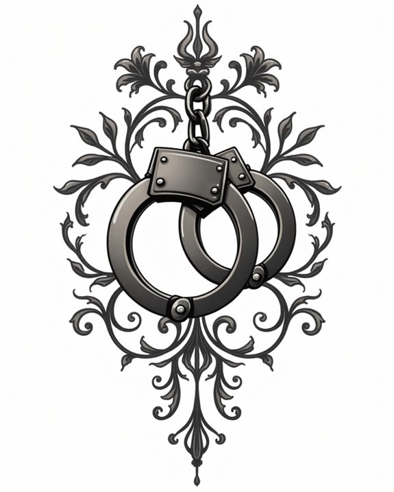 vintage police chain symbolism
