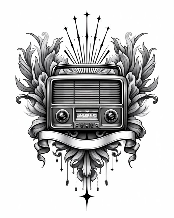 vintage radio broadcasting equipment