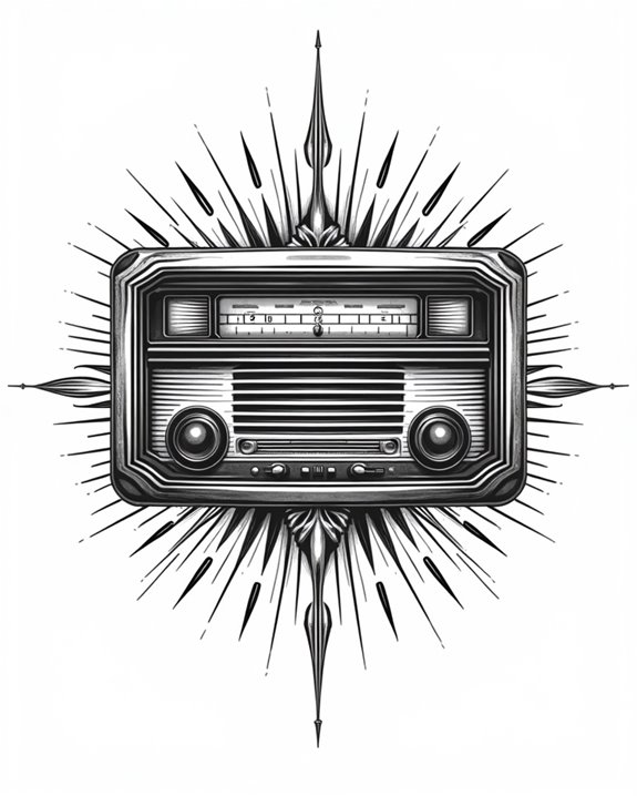 vintage radio broadcasting nostalgia