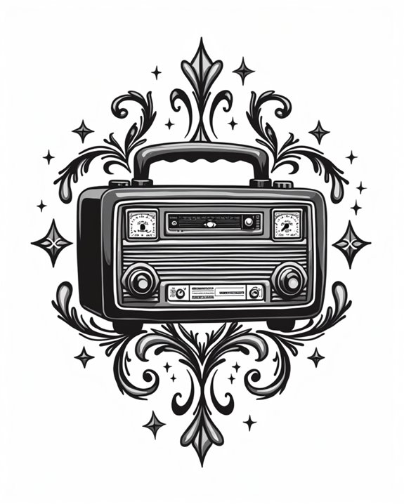 vintage radio show ticket