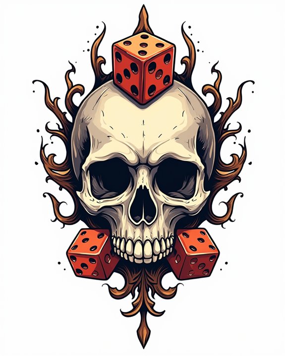 vintage rebellious symbolic artwork