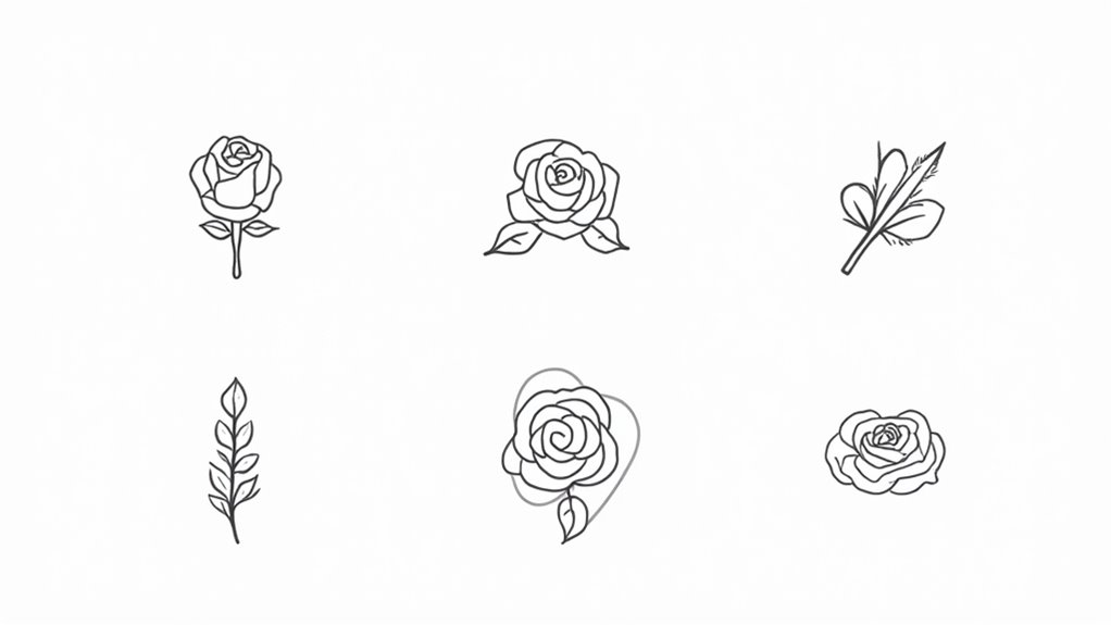 vintage rose tattoo ideas