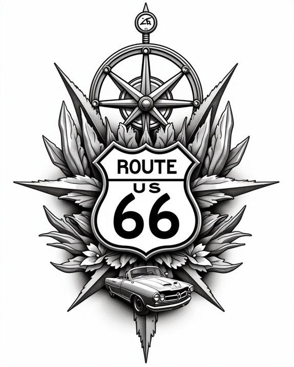 vintage route 66 tribute