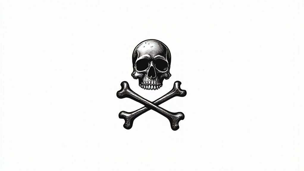 vintage skeletal tattoo designs
