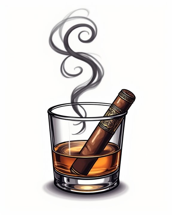 vintage smoke and spirit