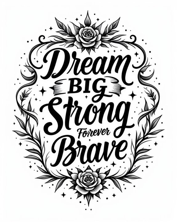 vintage tattoo lettering artistry