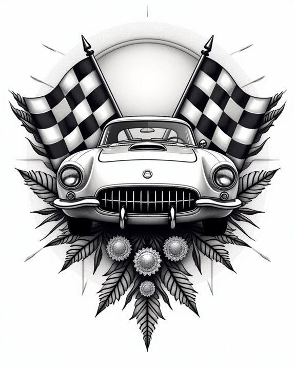 vintage thrill automotive art