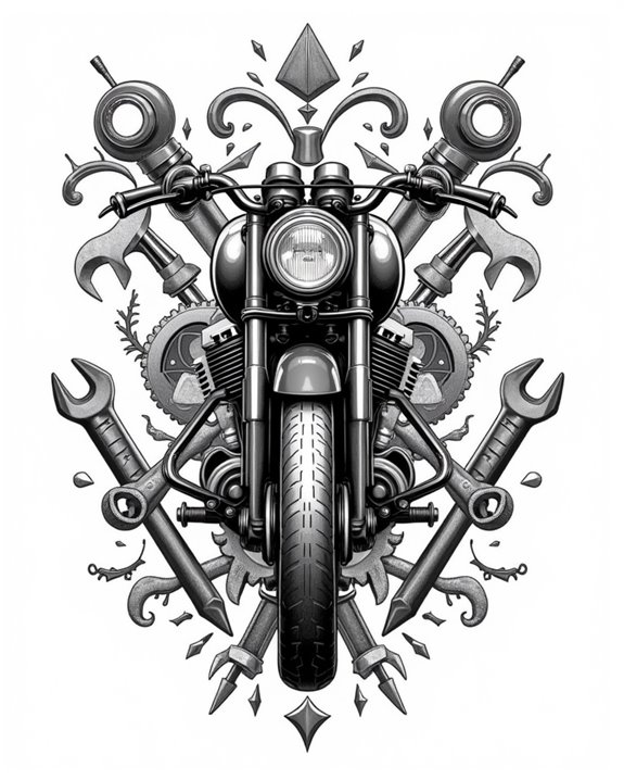 vintage tools and bikes
