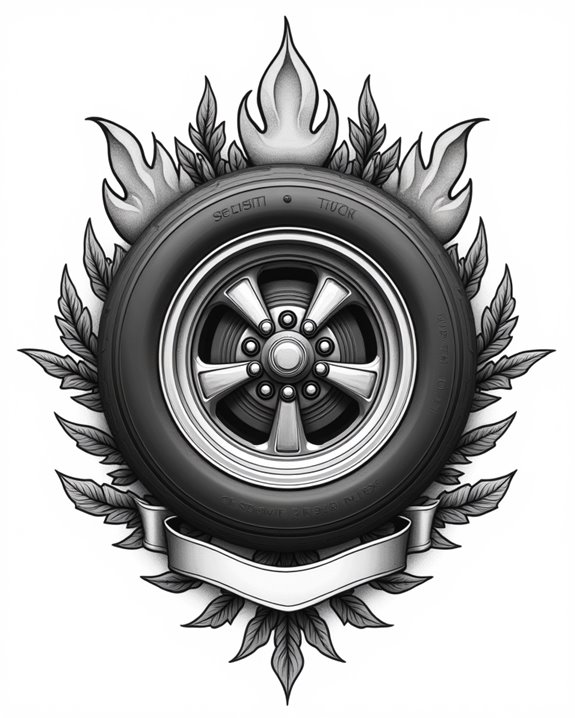 vintage wheels symbolize timeless craftsmanship