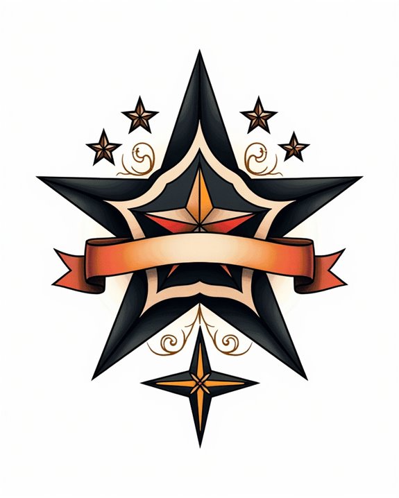 vivid colorful symbolic tattoos