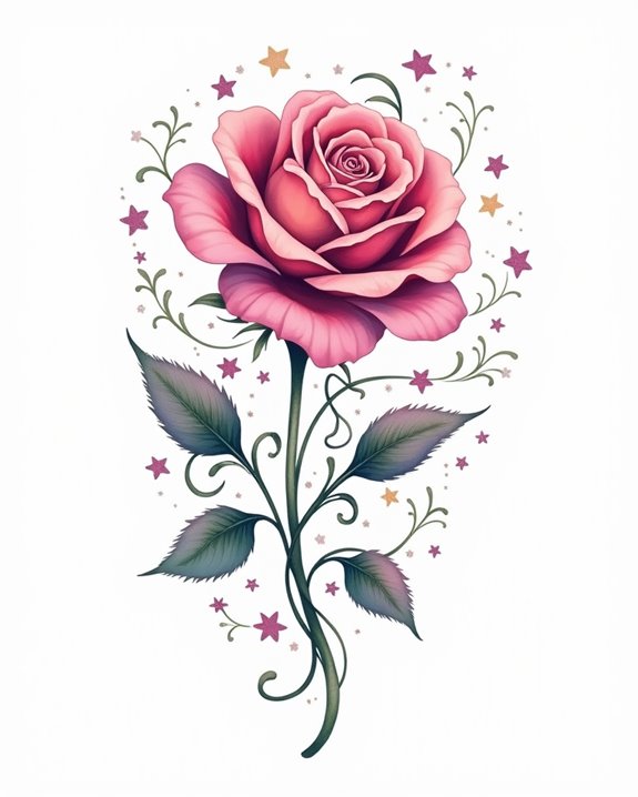 vivid dynamic watercolor tattoo