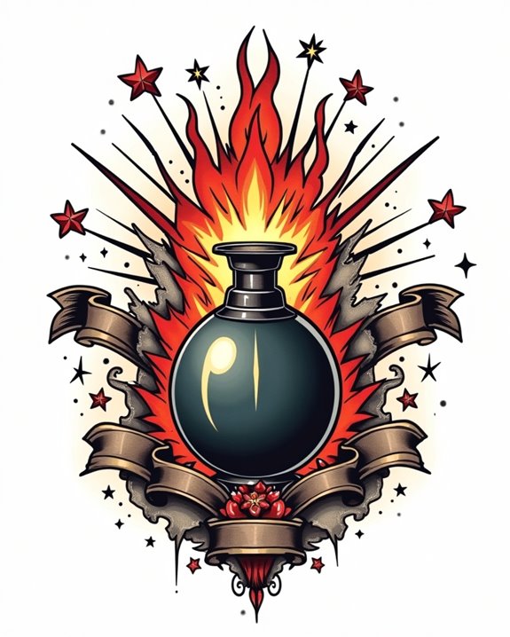 vivid explosive rebellion symbol