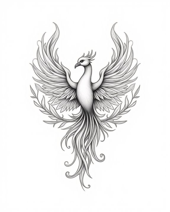 vivid fiery mythical renewal