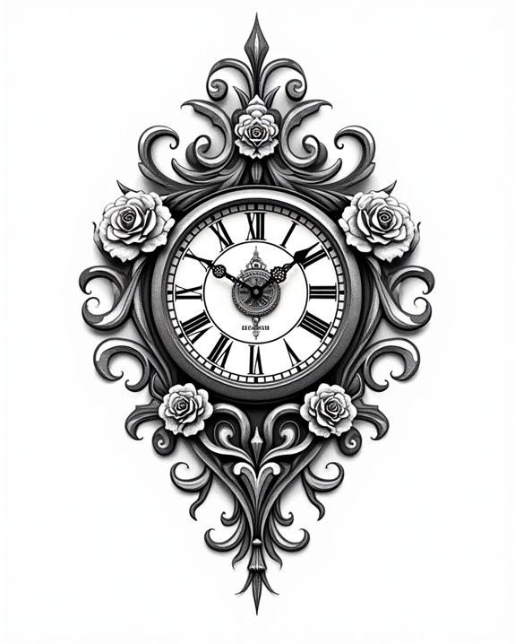 vivid futuristic timepiece