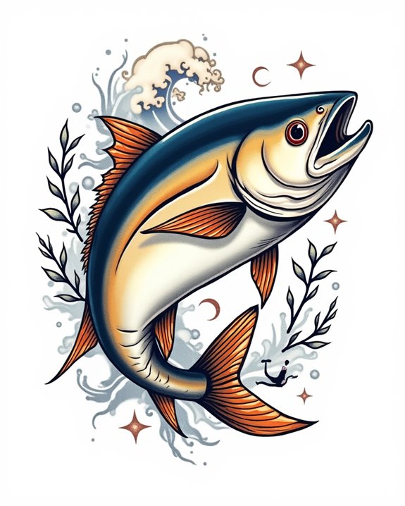 vivid marine tuna symbolism