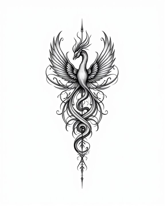 vivid mythical creature tattoos