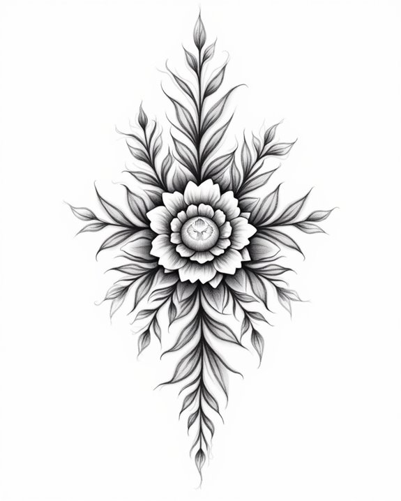 vivid natural scene tattoos