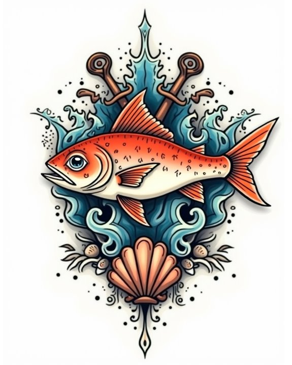 vivid vintage maritime illustration
