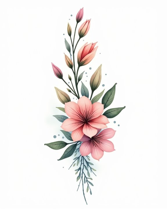 vivid watercolor tattoo designs
