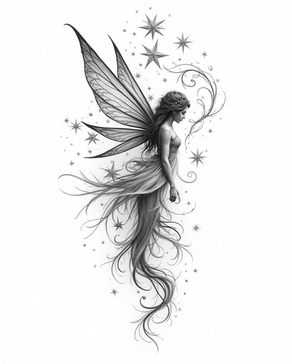 whimsical fairy fantasy scene