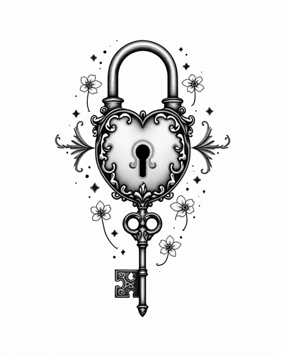 whimsical fairy lock scene