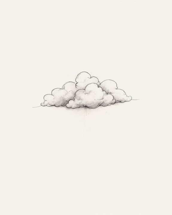 whispering clouds symbolize serenity