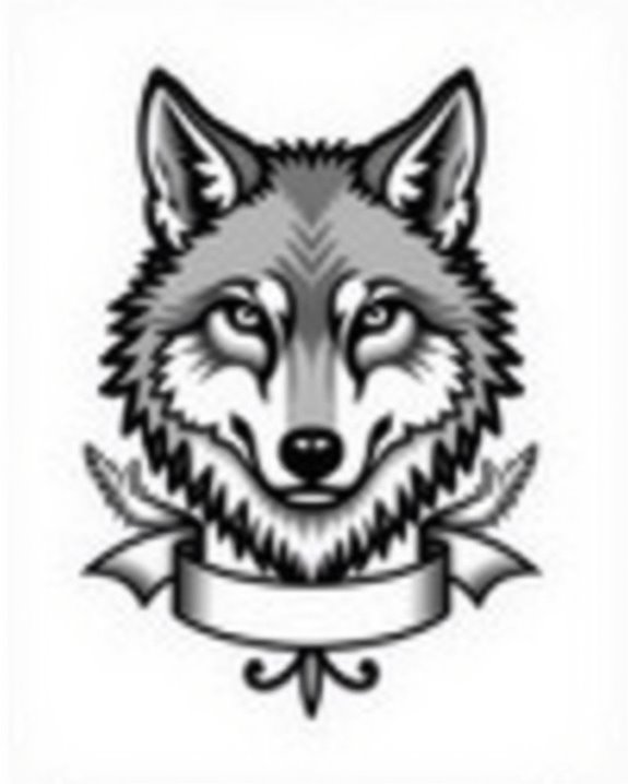 wolf banner symbolism and colors