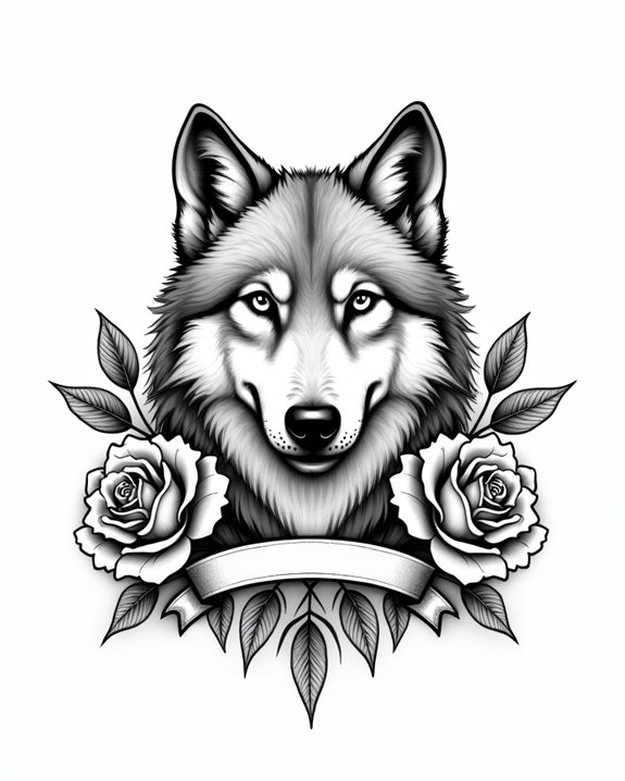 wolf roses loyalty conservation